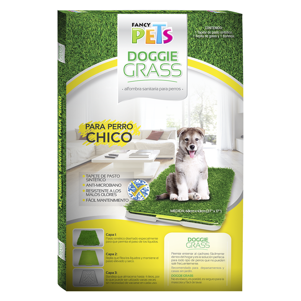 Tapete pasto sintetico DOGGIE GRASS chico